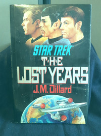 STAR TREK THE ORIGINAL SERIES THE LOST YEARS BOOK-FREE SHIPPING!
