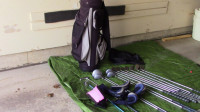 Ladies Moda GOLF CLUBS  12  Clubs, Bag and Cart-Right hand,