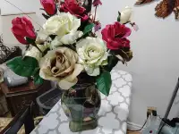 Artificial Flowers in a Vase 