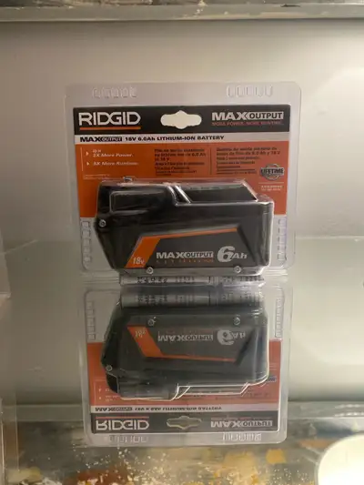 Ridgid 18V 6.0Ah Battery, View more