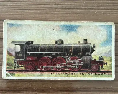 Voici une carte de locomotive vintage impérial tobaco #44 idéale pour les collectionneurs de souveni...