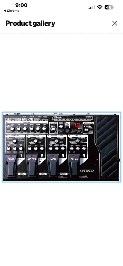 Boss Guitar Pedal ME-70, View more