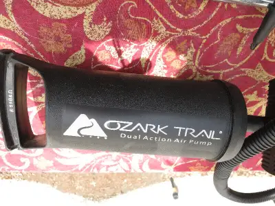 Ozark Trail dual action air pump, View more