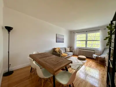 31/2 Rosemont-style condo/chauf-eau/electros/terr-2e av-Beaubien
