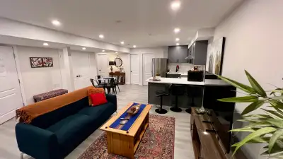 Two furnished private bedrooms are available in a clean, comfortable and well-maintained basement. T...