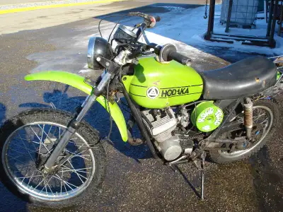 1975 Hodaka Road Toad (3) plus spare parts. These are projects. $2200 obo One is a "76. Red Deer