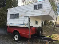 Rustler Camper and HD Chevy truck box trailer