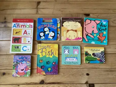 8 Baby Board Books $20, View more