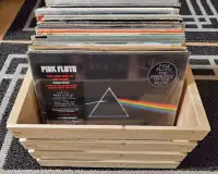 Vinyl Record Storage Wooden Record Crate