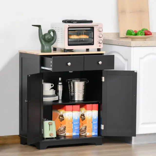 Kitchen Storage Cabinet, Sideboard Buffet Cabinet with Solid Woo in Hutches & Display Cabinets in Markham / York Region - Image 10