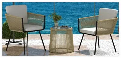 Brand New 3pcs Bistro Patio Furniture set Special $199, View more