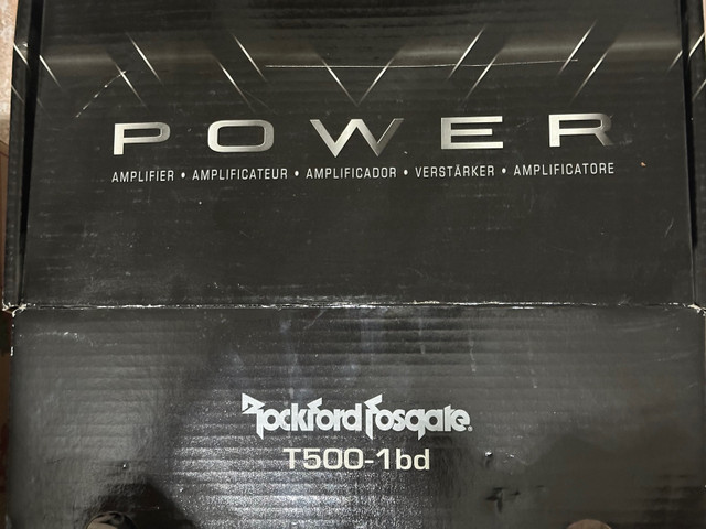Rockford Fosgate Power Series T500-1bd Mono Sub Amp in Other in Calgary - Image 4
