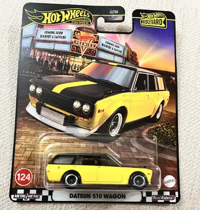 2025 Hot Wheels Premium Boulevard #124 Datsun 510 Wagon