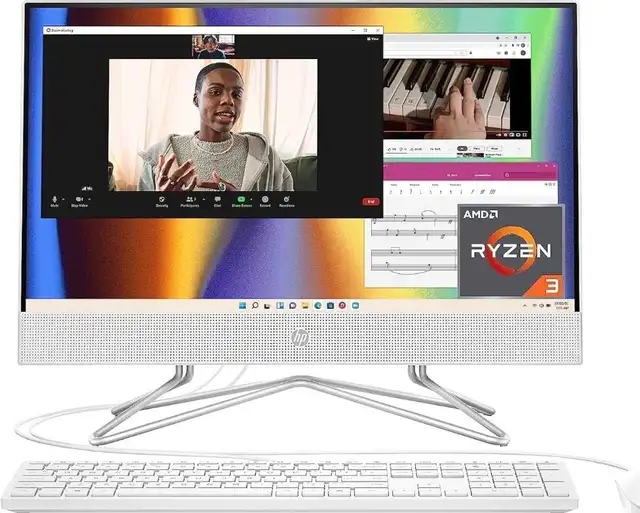 21" HP All-in-One computer - model 22-c0009 in Desktop Computers in Mississauga / Peel Region - Image 2