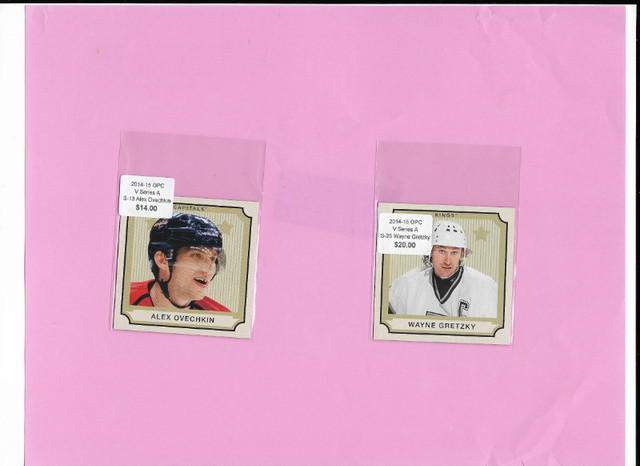 Hockey Cards: 2014-15 OPC V Series A Inserts (Gretzky, Hull etc) in Arts & Collectibles in Bedford