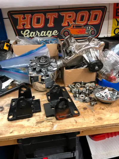 I have a pair of solid motor mounts for sbc. These are good for high performance and racing applicat...