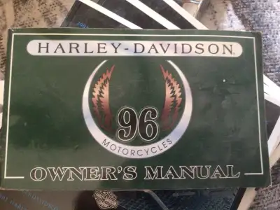 1996 Harley-Davidson Owners Manual Touring Dyna Sportster $35 Text preferred 204-572-8282 Worldwide...
