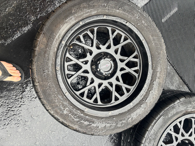 4 x Vision 20” Rims w/ Tires - P275 55 R20 (1LS rating) in Tires & Rims in Kawartha Lakes - Image 3