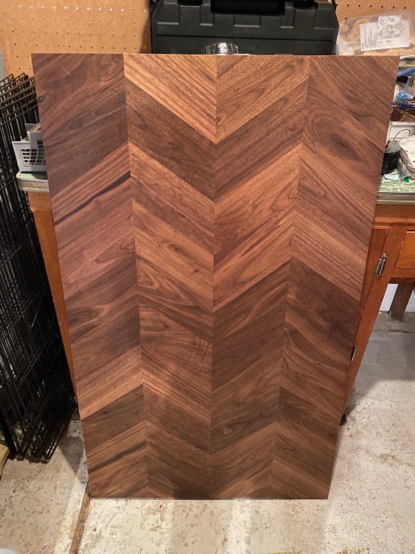 IKEA BARKABODA Countertop walnut veneer comptoir noyer placage