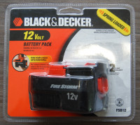 12 Volt Battery Pack for B&D Tools