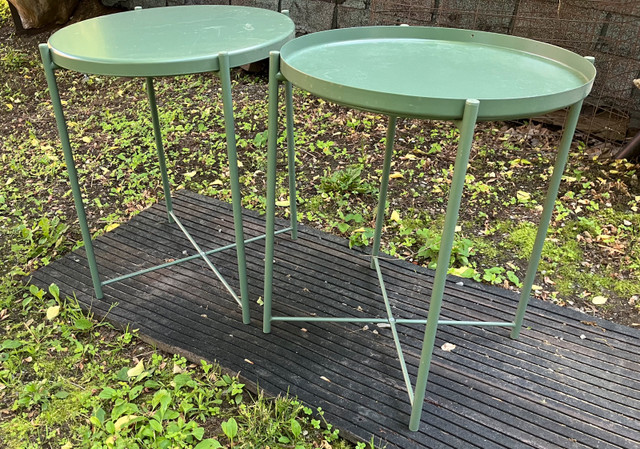 Side tables outdoor or indoor use in Patio & Garden Furniture in Ottawa
