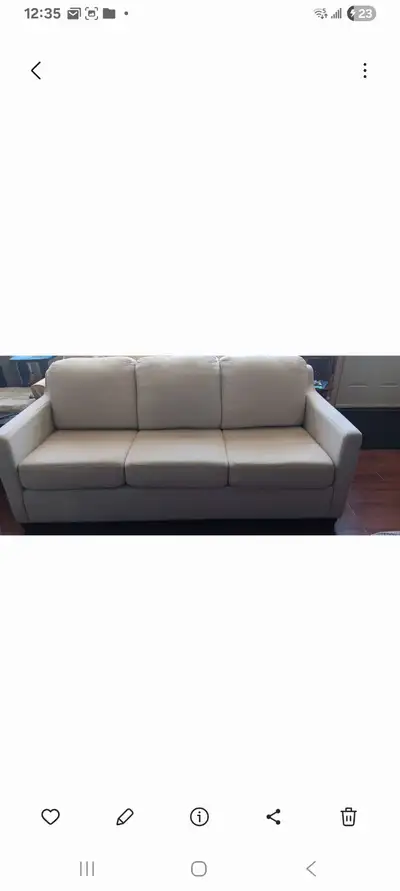 Three-Seater Fabric Sofa, View more