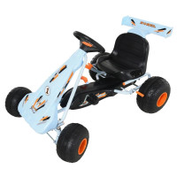 Pedal Powered Kids Go Kart Children 4 Wheel Ride on Car Cute Sty