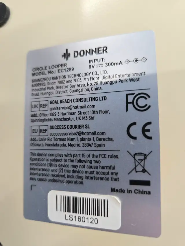Donner 2 In 1 Looper Drum Machine - Circle Looper Pedal in Amps & Pedals in City of Toronto - Image 7