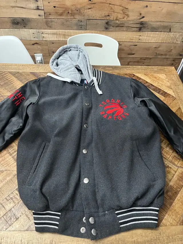 Raptors varsity or maple leafs  varsity jacket  in Men's in City of Toronto - Image 6