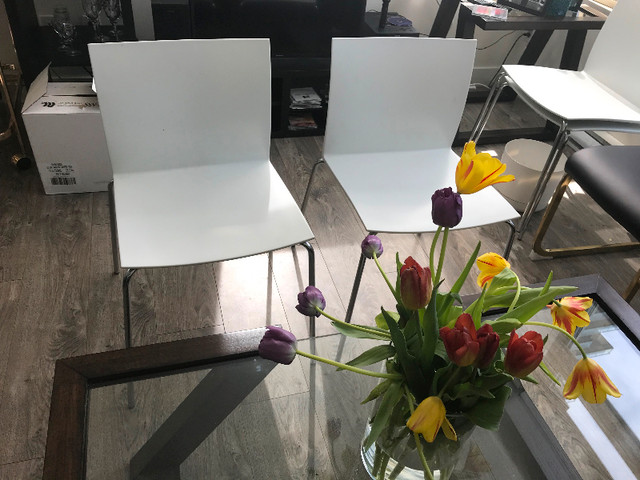 Dining Chairs set of 6, CB2$320.00 in Dining Tables & Sets in Downtown-West End - Image 2