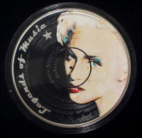 RARE Madonna "Legends of Music" 2019 1oz Silver Proof Coin