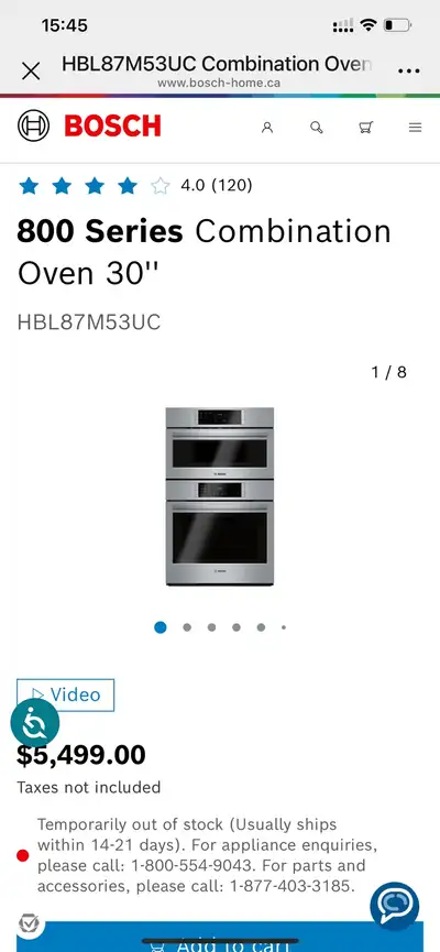 Bosch Oven, View more