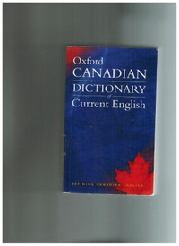 dictionnaire Oxford Canadian Dictionary