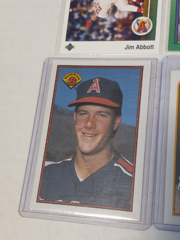 Baseball Cards Jim Abbott Rookie Cards Lot of 4 NM/MT in Arts & Collectibles in Trenton - Image 4
