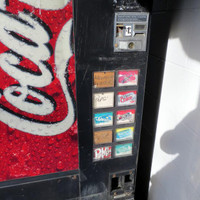 Cold Drink Vending machines - works, no coin mech