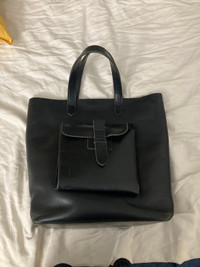 American Apparel Leather Tote Bag