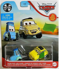 Disney Pixar Cars 1/55 Racing Start Luigi + Guido Diecast