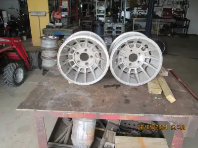 15X8.5 INCH 5 INCH CIRCLE PATTERN FITS 1973- 87 TRUCKS $250 TAKES BOTH