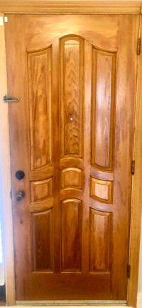 Solid wood door