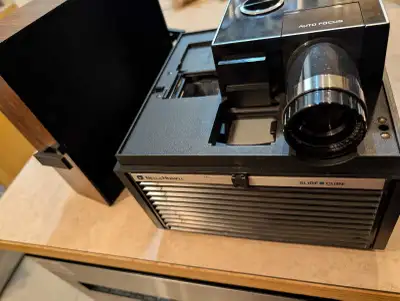 Vintage Bell & Howell Slide Cube, works great, View more