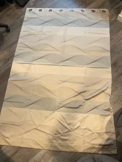 4 curtain panels 54”x 84” 100% polyester Home studio brand Pet/Smoke free home Pick up in north kild...