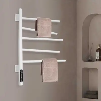 Electric Towel Warmer Wall Mounted Rotating Rack Stainless Steel, View more