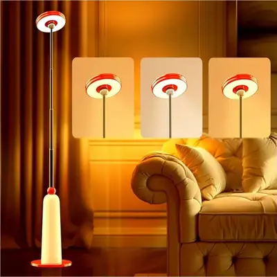 Cordless Magnetic Floor Lamp | 360° LED Dimmable Standing Lamp, View more