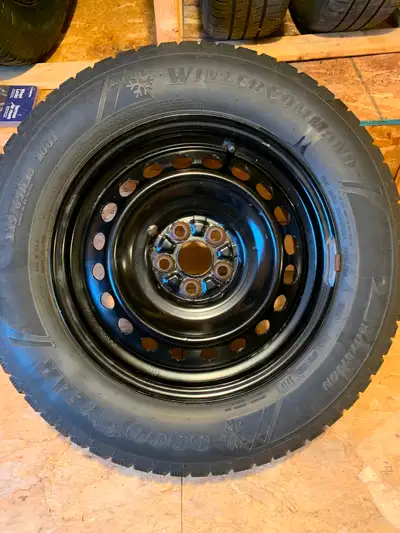 225x65x16, Winter Goodyear tires, 5x100, used on my Subaru Crosstrek Located in Morell