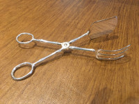 Silver plated Serving Tongs
