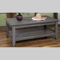 Brand New GREY OBECHE COFFEE TABLE IN TALLISA OAK FINISH Sale