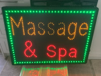 Large LED Massage & Spa Light up Sign