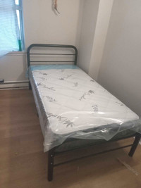 Single bed with frame
