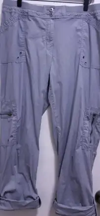 Chicos Lavender Cargo Pants Lost In Laundry, View more