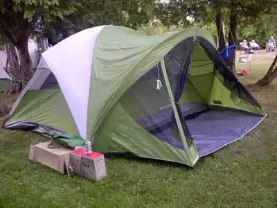 Coleman Evanston with screened room tent, View more
